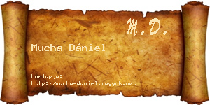 Mucha Dániel névjegykártya