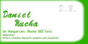 daniel mucha business card